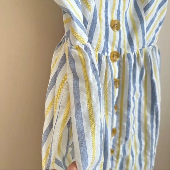 Vince Camuto Sleeveless Stripe Midi Dress Size 14 - Picture 3 of 11